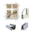 Thermal Break Powder Coated Aluminum Windows Profiles